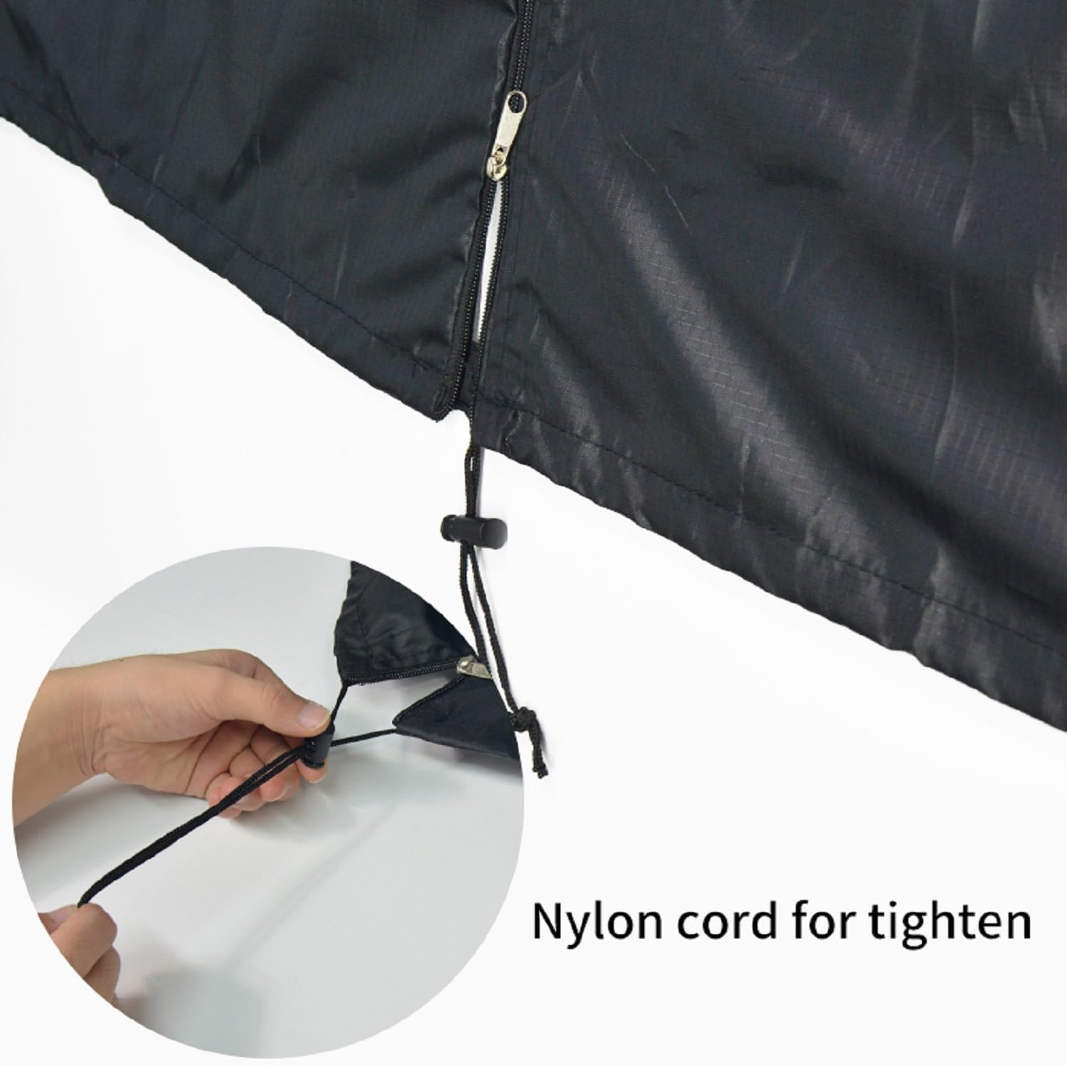 Wicker Egg Swing Chair Covers - Patio Egg Chair Cover, Oxford Fabric, Heavy Duty, Weather Resistant & Windproof image number 6