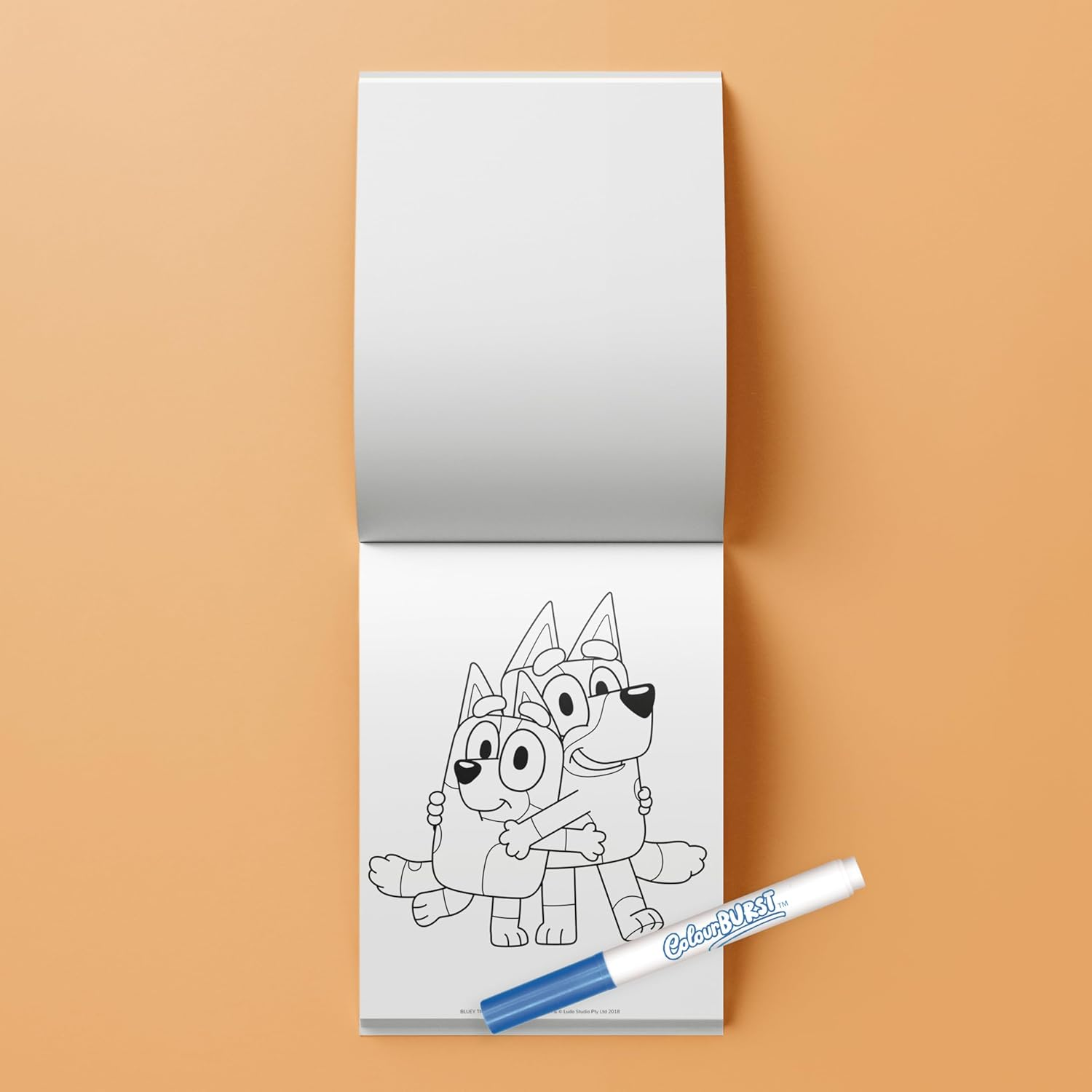 Inkredibles Colour Burst Bluey - 32 Pages of Colouring Fun with 6 Mess-Free Markers image number 6