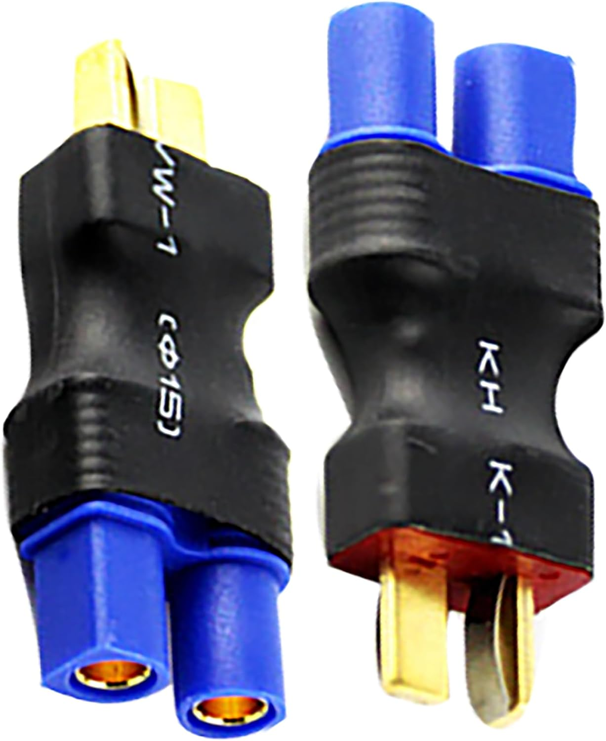 Tunghey 2Pack No Wires Connector, T-Plug Deans Style to EC3 Male Female Connector Adapter image number 3