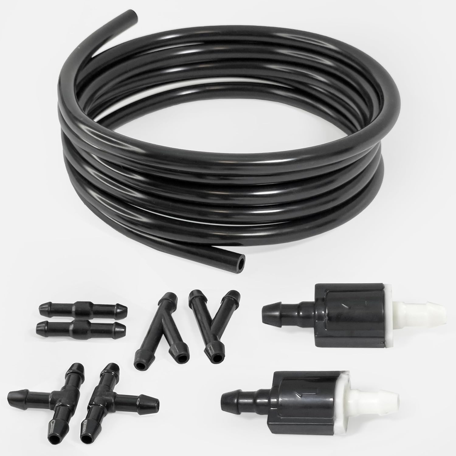 Universal Kit Windscreen Washer Check Valves, Hose, Connectors for Toyota, Ford, Chevrolet, Nissan and Other Vehicles; Extended Repair Kit for Wiper Washer Check Valves by Click&Fit Accessories image number 6