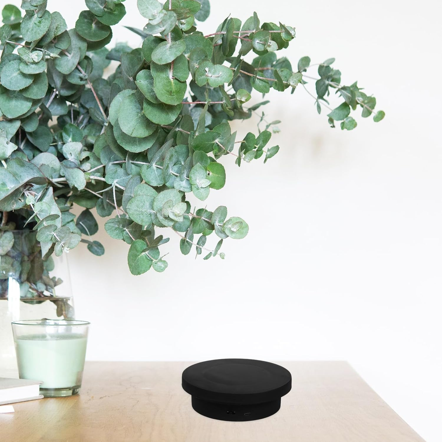 SOLUSTRE Motorized Rotating Turntable Display Stand Display Stands for Shopping Malls Studios - Black image number 5