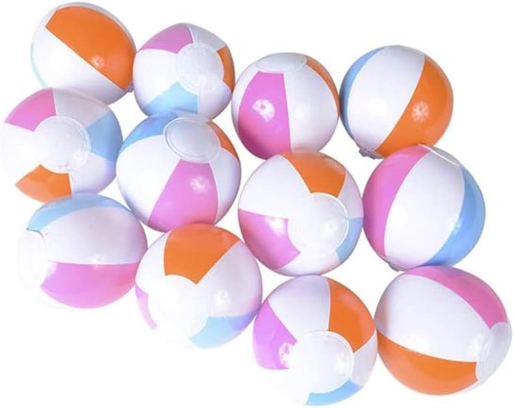 Mini Beach Balls | 24 Pack | 5 Inch | Pool Birthday Favors | for Ages 3 + image number 1