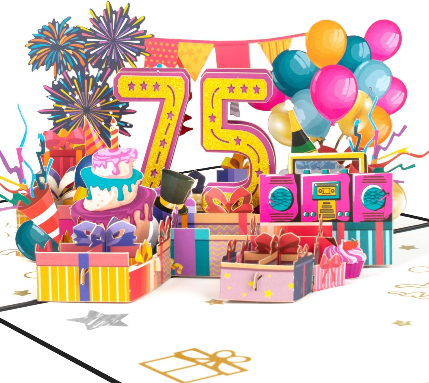 Magic Ants Birthday Card Pop up Card with Envelope for Women Men Girlfriend Friends Family (20)