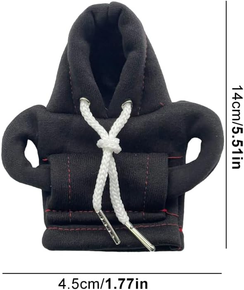 Gear Shift Hoodie, Universal Car Shift Knob Cover, Mini Hoodie for Cute Automotive Interior Gadget, Halloween Car Accessory Decoration image number 3
