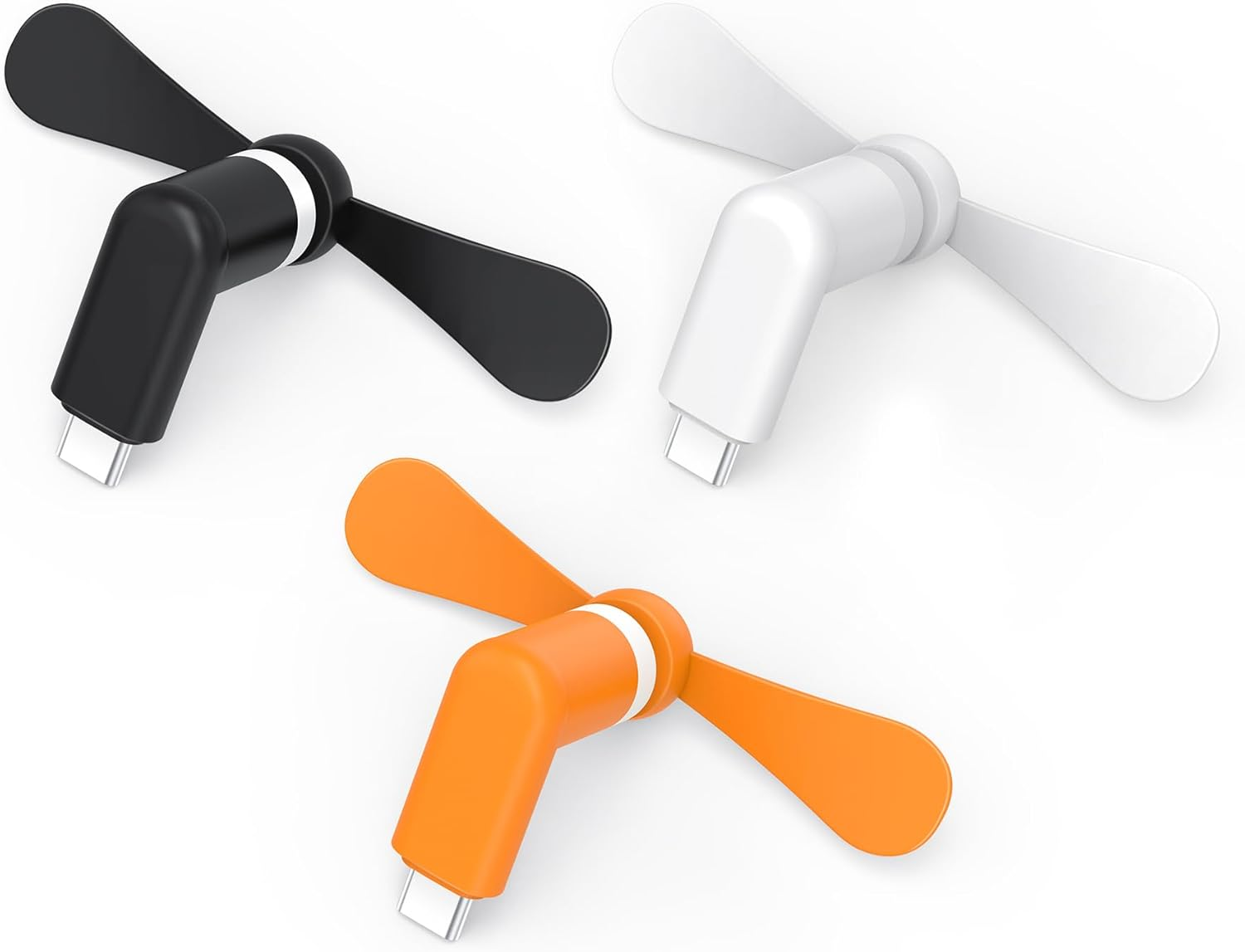 3 Pack Portable Cell Phone Fan Mini Fan Compatible with Iphone 14/14Pro Max/13/13 Pro Max/12/12 Pro Max/11/11 Pro/11 Pro Max/X/Xs/Xr