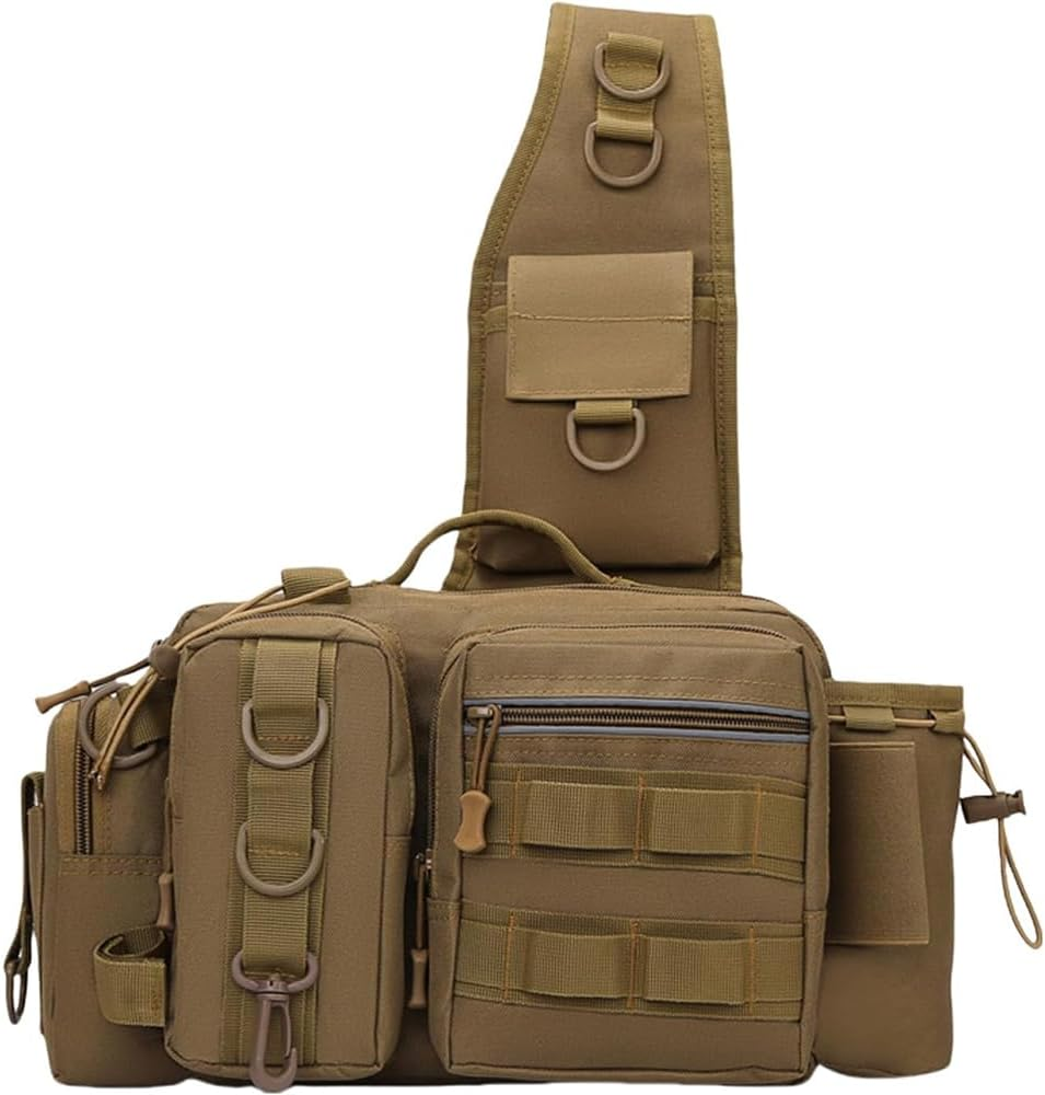 Fishing Storage Bag,Fishing Backpack,Single Shoulder Fishing Bag,Fishing Tackle Gear Storage,For Outdoor Fishing Activities, Fishing Gear Storage Ect.