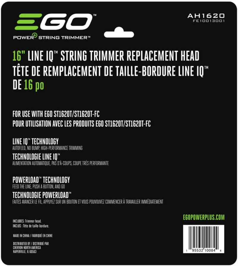 EGO AH1620 String Trimmer Replacement Head for ST1620T, Black image number 1