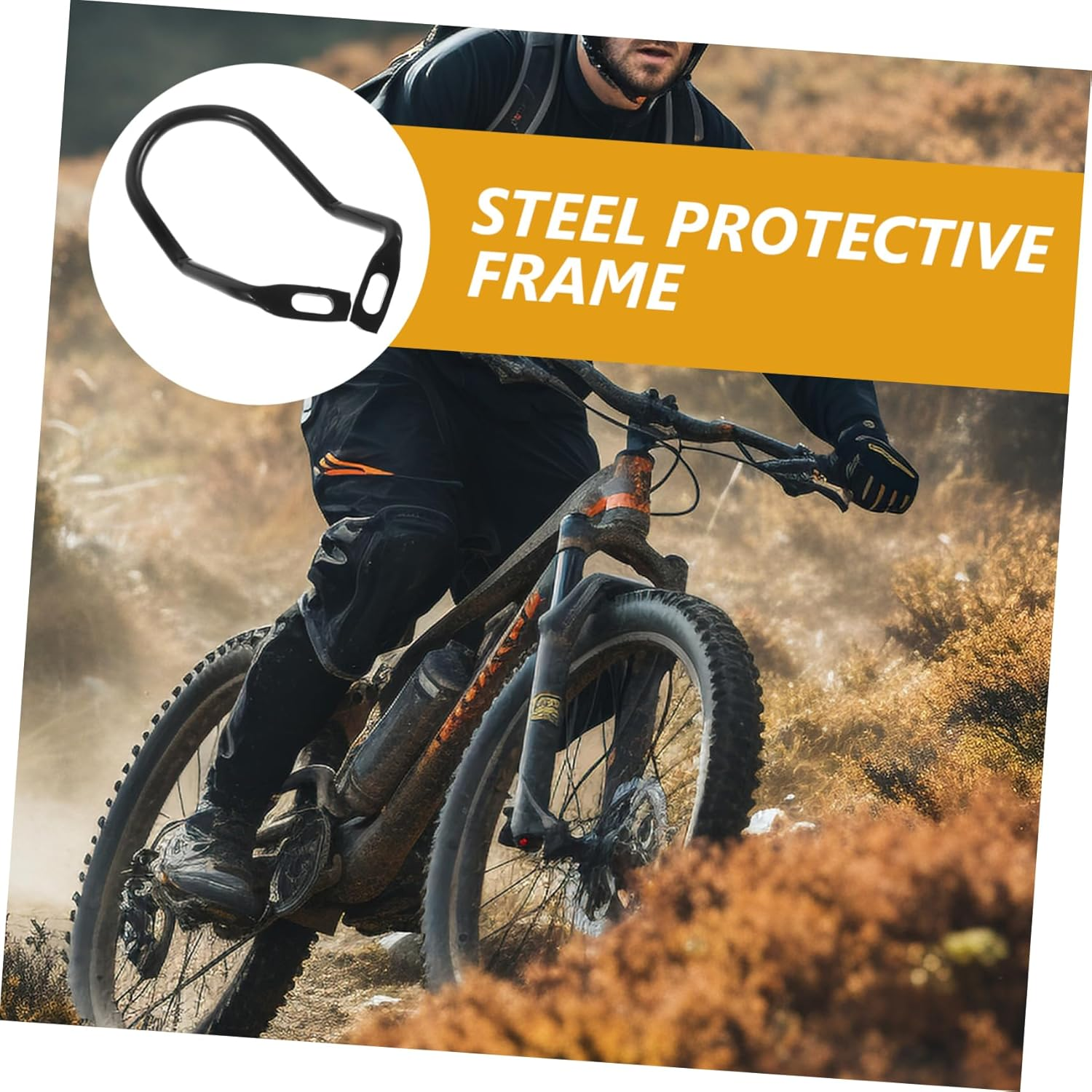 1 Set Rear Derailleur Rear Dial Protector Chain Stay Guard Universal Rear Derailleur Derailleur Guard Bike Derailleur Hanger Bike Gear Protector. image number 6