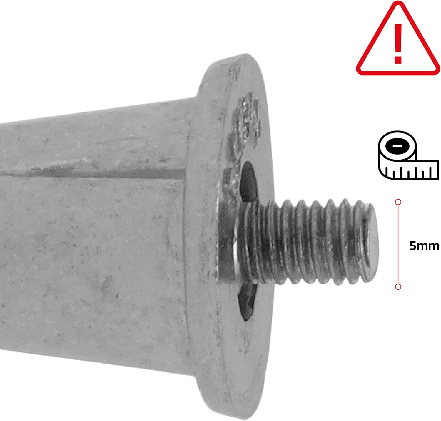 Aluminium Replacement Rugby Studs image number 2
