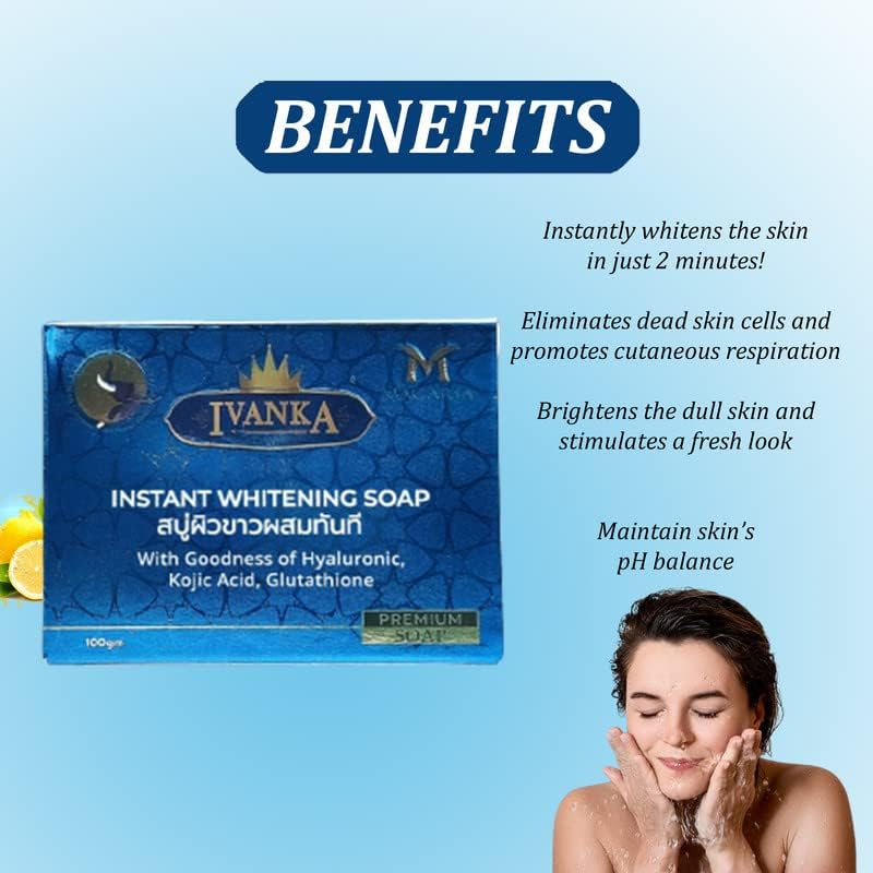 Ivanka Instant Whitening Soap Fairness Soap for Girls by Bangkok Technology Result within 2 Minute image number 2