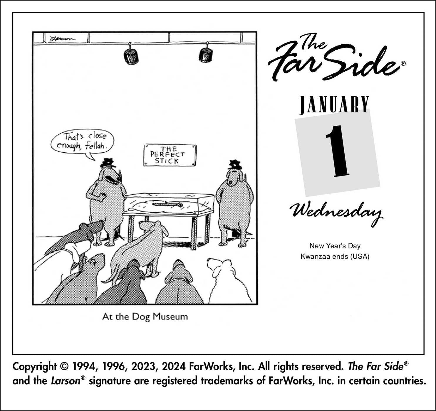 The Far Side(R) 2025 Off-The-Wall Day-To-Day Calendar image number 2