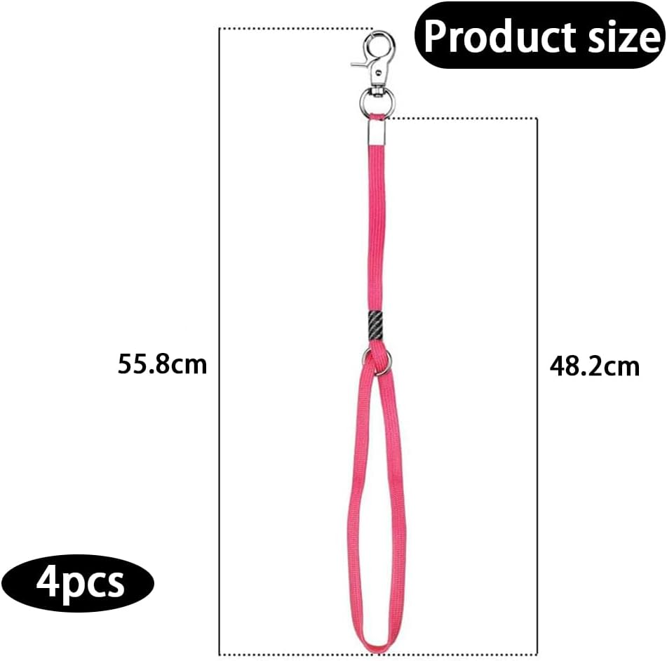 4 Pack Pet Grooming Loop &ndash; Adjustable Nylon Noose for Dogs & Cats &ndash; Durable, Waterproof Safety Tether Straps for Grooming Tables image number 3