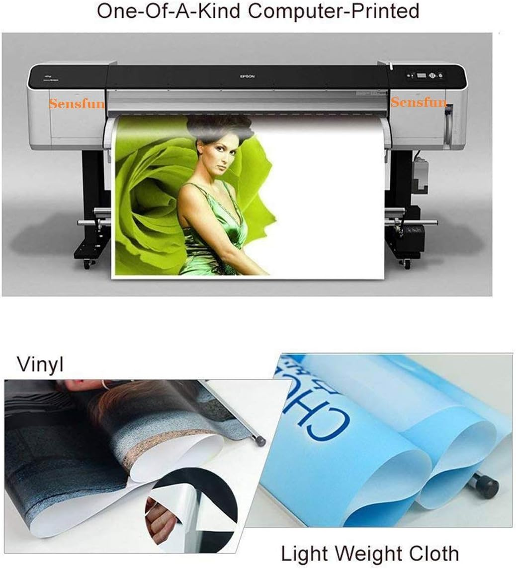 Sensfun 6X6Ft Red Star Christmas Backdrop Gold Glitter Star Photography Background Red Streamer Photobooth Backdrops for Adult Awards Event Kids Birthday Party Decor Portrait Photo Shoot Studio Props image number 5