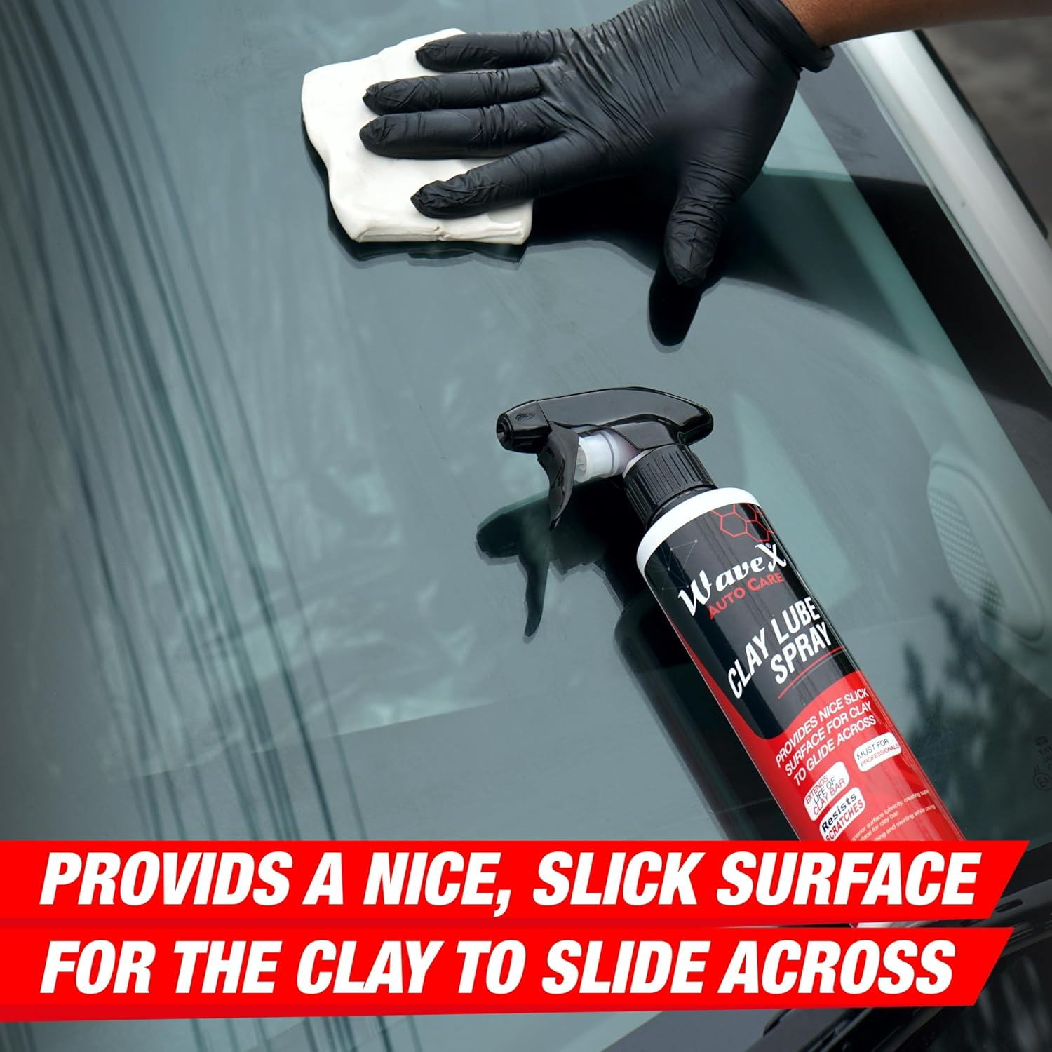 Wavex Clay Bar Kit for Car, Contains Lubricant Spray 350Ml, 2 Bar 100G Each, Microfiber, Contamination Removal Bar for Removing Rust & Other Particles image number 3