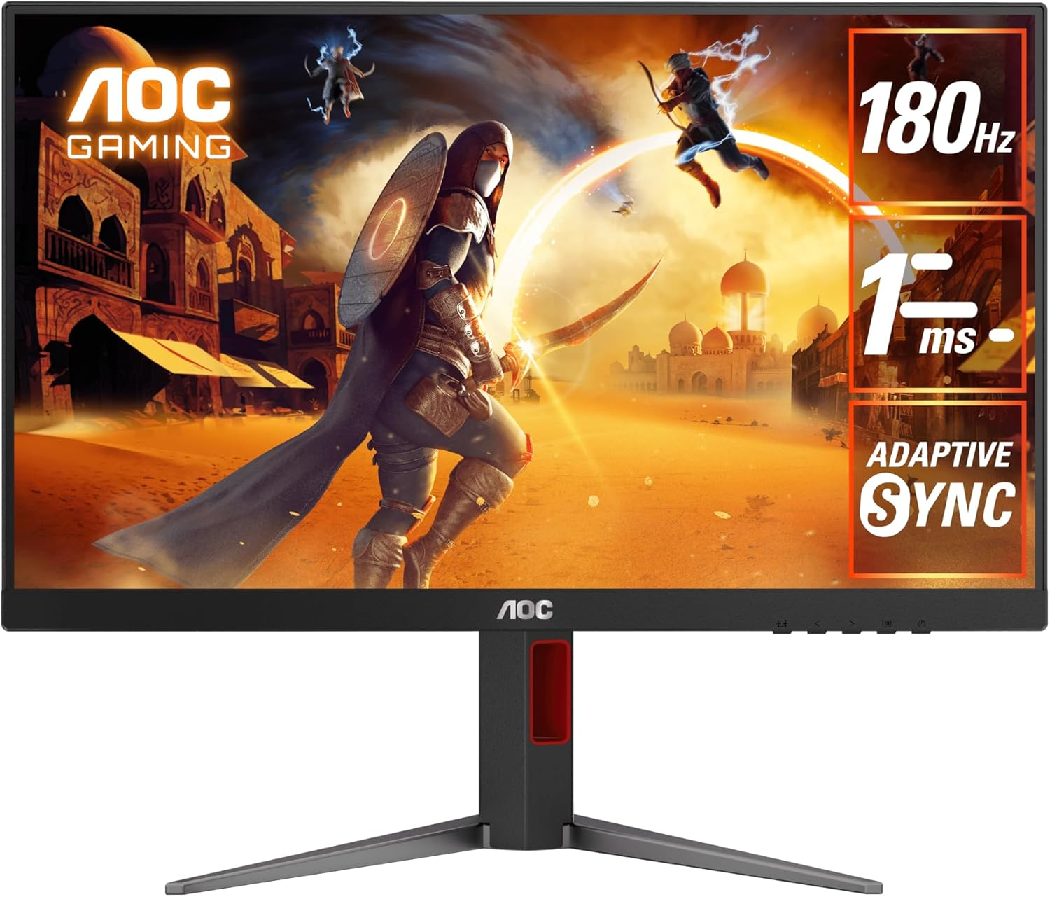 AOC 24G4X 23.8 Inch 1920 X 1080P Full HD 180Hz IPS Gaming Monitor image number 3