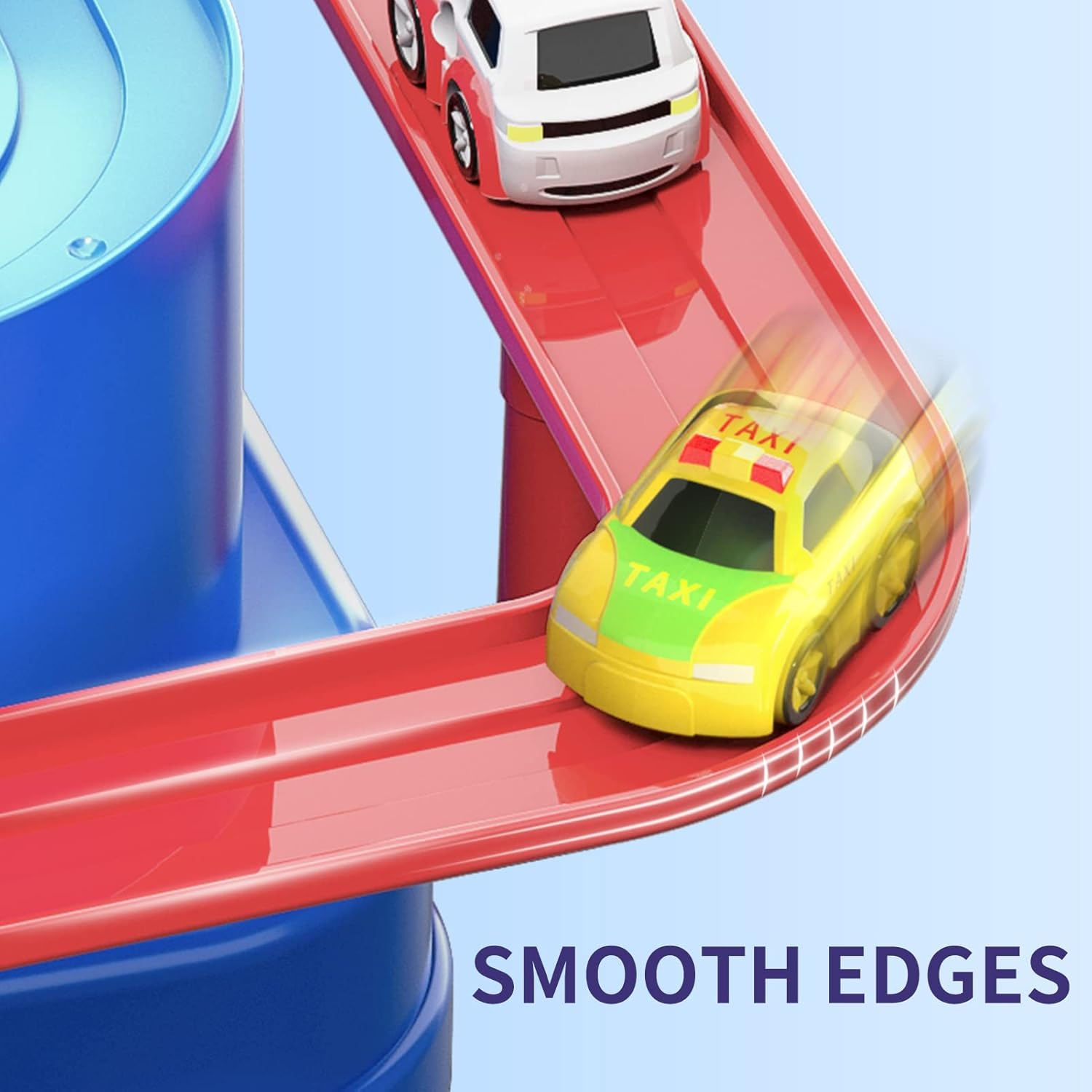 Toddler Toys for 3 4 5 6 Year Old Boys, Race Car Tracks Toys for Boys, Car Rescue Adventure Preschool Educational Toys image number 5