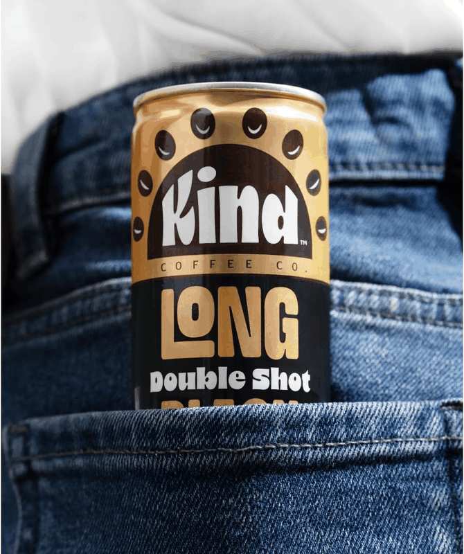 Kind Coffee Long Black Double Espresso - Cold Brew Ready to Drink Coffee, Zero Sugar, No Preservatives, Flavours or Colours, Gluten Free, 250 Ml (Pack of 12) image number 3