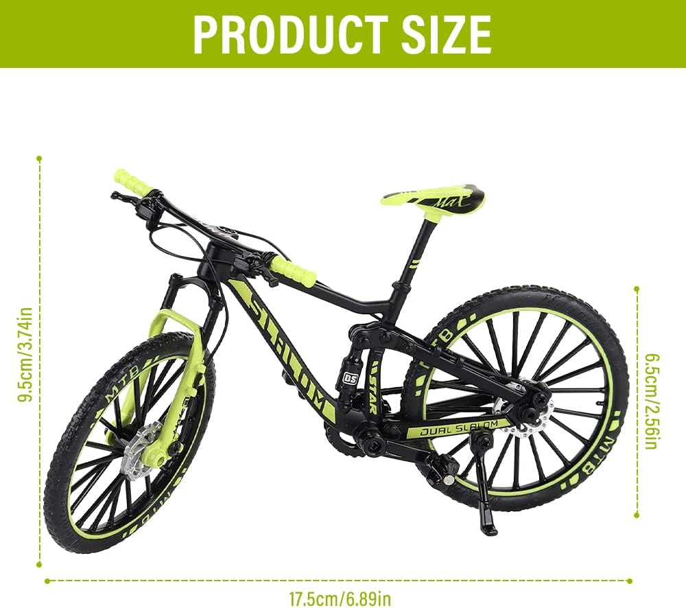 Mini Finger Mountain Bike Model Toy - 1:10 Scale Bicycle Decoration, Collectible Gift image number 6