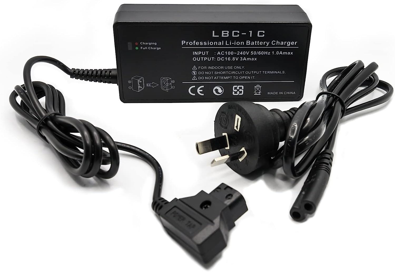 LBC-1C 16.8V 3A D-Tap V Mount Battery Charger for V-Mount Battery V-Lock Batteries image number 1