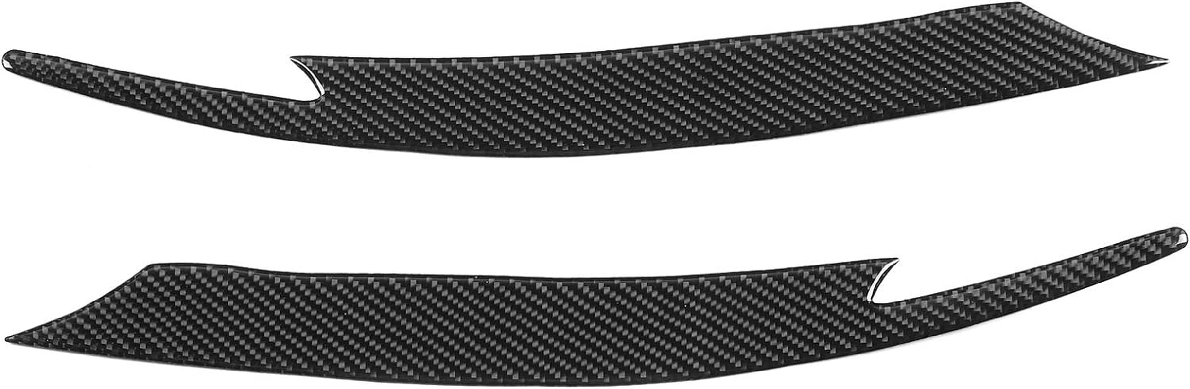 Eyelids Decal, Headlight Eyebrow Trim Carbon Fiber Eyelids for Impreza WRX STI 2008-2011 for Headlight Eyebrow image number 4