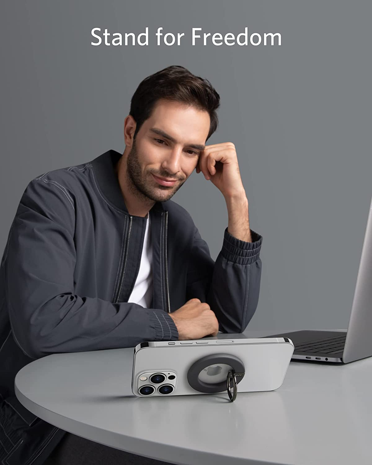 Anker Magnetic Phone Grip (Maggo), 610 Phone Ring Holder, Adjustable Kickstand, Only for Iphone 17/17 Pro/17 Pro Max/16/15/14/13/12 Series image number 5