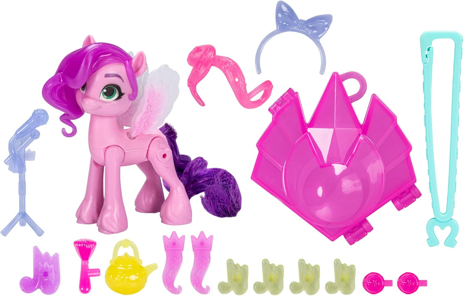 My Little Pony: Make Your Mark Toy Cutie Mark Magic Princess Pipp Petals - 3-Inch Hoof to Heart Pony with Surprise Accessories, Age 5 and Up