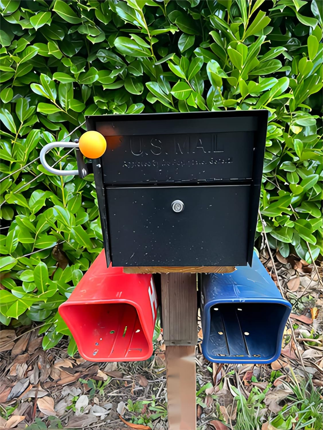 Mail Alert - Mail Arrival Indicator Device - Mailbox Alert, Sticks to Most Surfaces, Heavy Duty for Any Weather, No Tools Required, Easy Assembly, Universal Mailbox Flag Replacement Kit image number 4