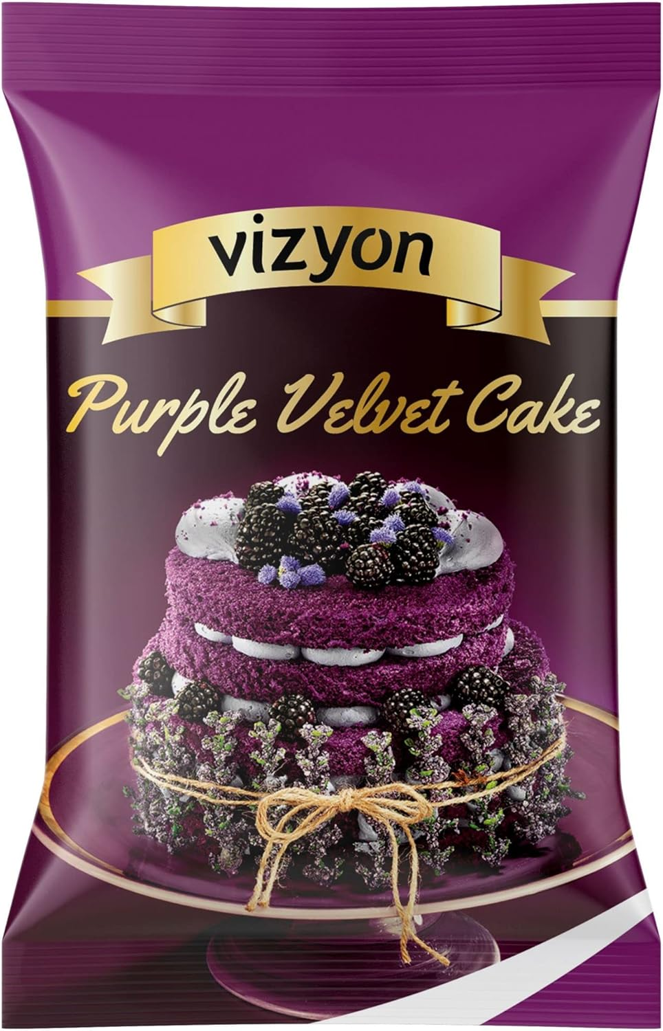 Vizyon Velvet Cake Mix 1 Kg, Orange - Green image number 3