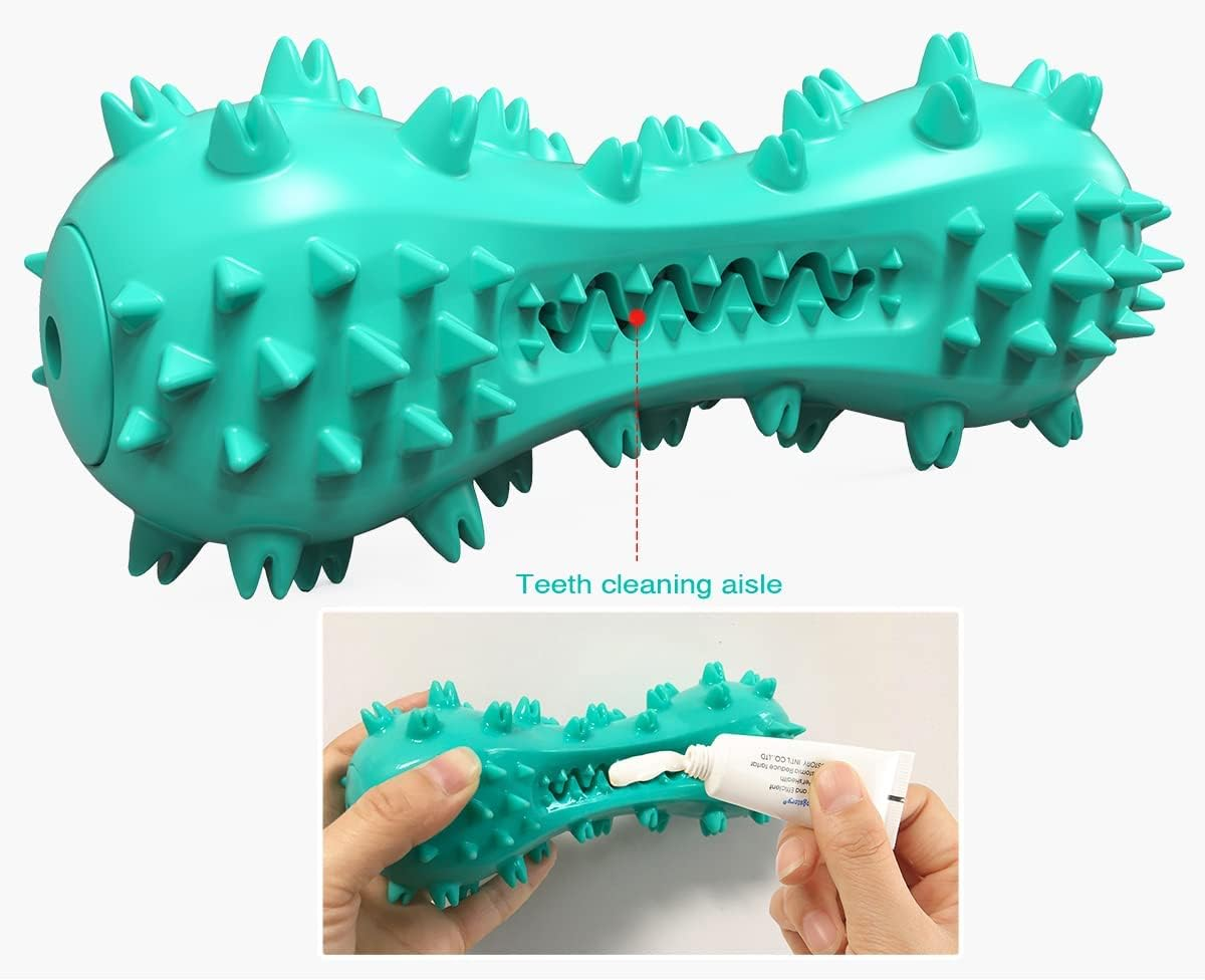Puppy Teething Chew Toys, Dog Toys for Aggressive Chewers, Indestructible Tough Durable Dog Toothbrush Toys, Squeaky Interactive Dog Toy for Small Medium Large Breed image number 5