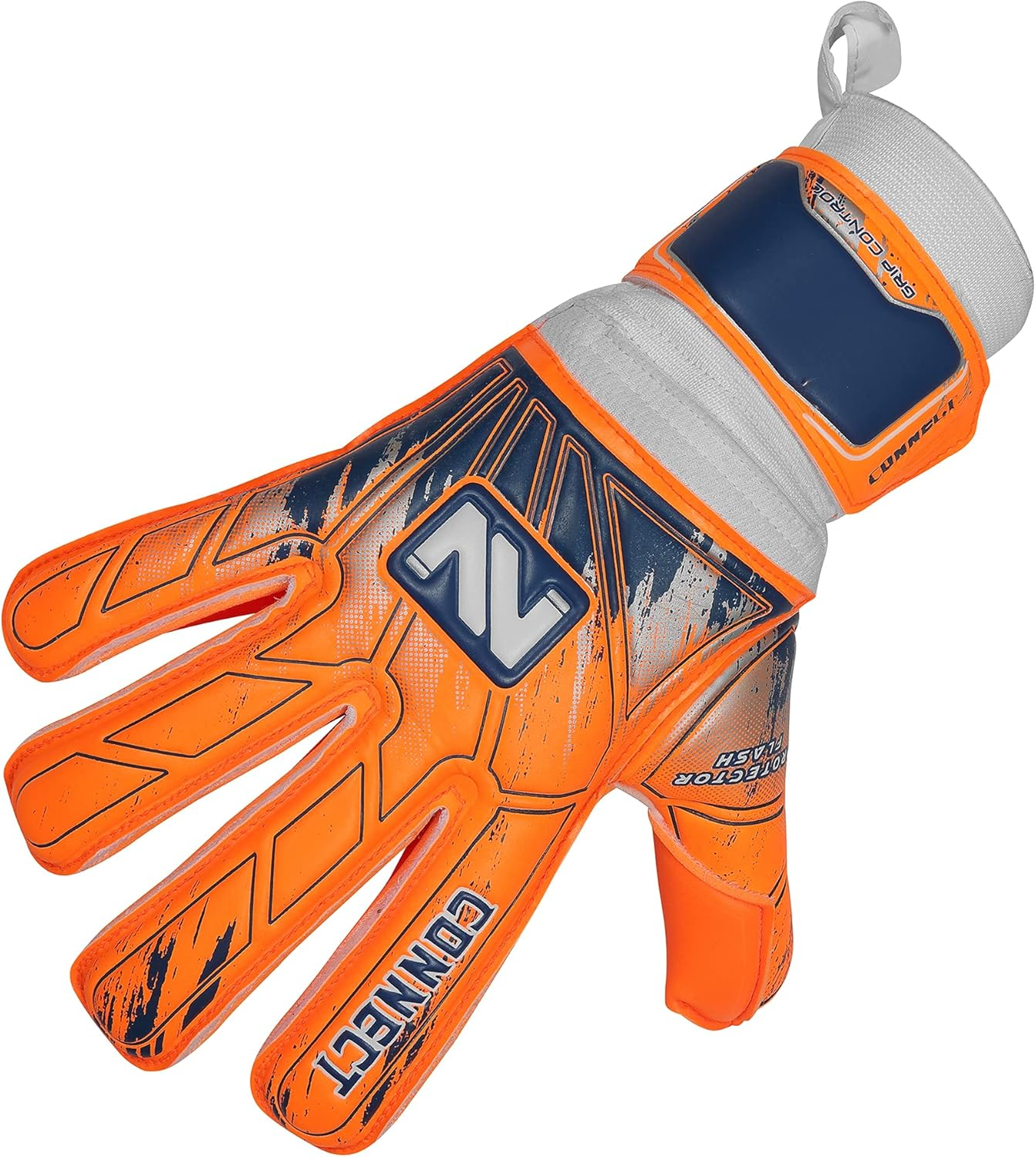 Connect Goalkeeper Gloves Premium Grip, Goalkeeper Gloves Kids, Youth & Adult, Football Gloves with Finger Support, Goalie Gloves, Goalkeeping Gloves Size 4/5/6/7/8/9/10 image number 1
