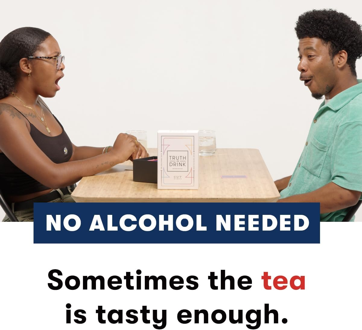 Truth or Drink the Game by Cut Games - Hilariously Funny Questions You&rsquo;D Dare to Answer Out Loud - Best Adult Card Game for Parties and Game Night (Truth or Drink: Second Edition) image number 2