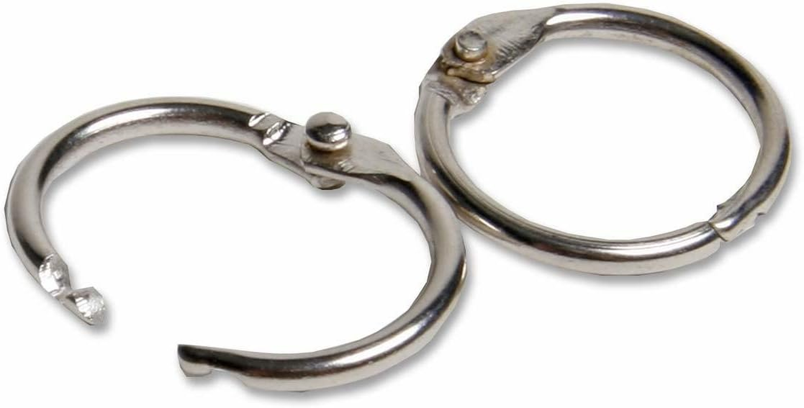 Charles Leonard Multipurpose Loose Leaf Book Rings with Snap Closure, 3&rdquo; Diameter, 10-Rings, Silver (R79) image number 6