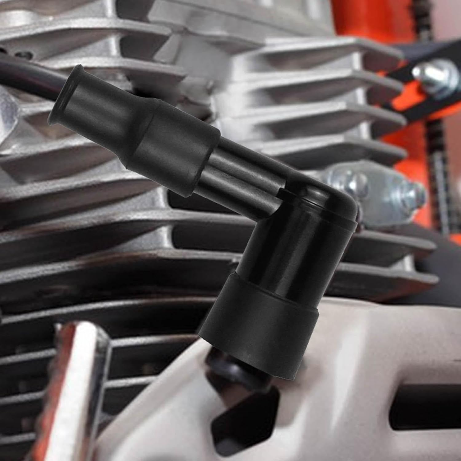 Generic Motorcycle Spark Plug Cap, Black Elbow Flashing, Maximizes Engine Power, Compatible with Motorcycle, 1 Pack image number 1