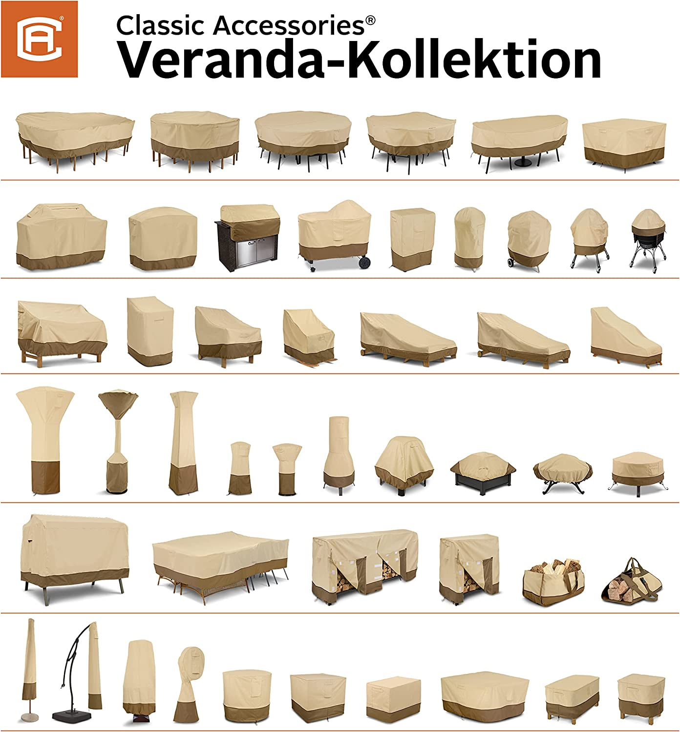 Classic Accessories Veranda Water-Resistant 31.5 Inch Adirondack Chair Cover, Patio Furniture Covers image number 3