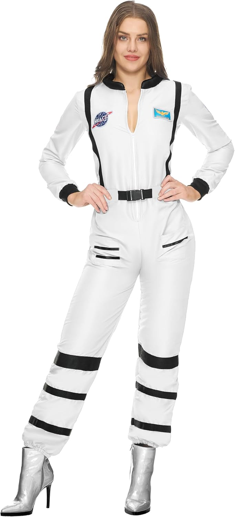 Spooktacular Creations Adult Astronaut Costume Women, Womens Halloween Costumes 2025 image number 1