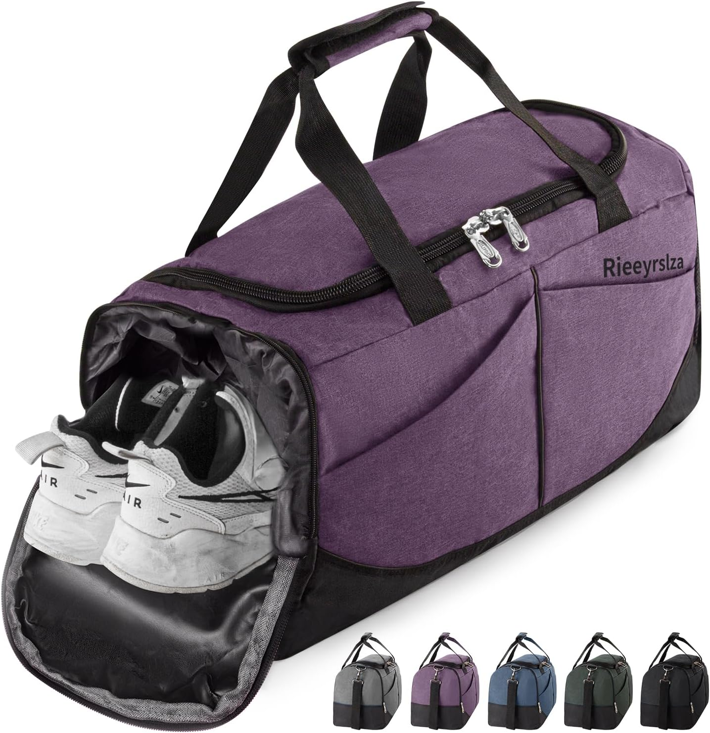 Sport Duffle Bag Sports Gym Bag with Shoes Compartment image number 2
