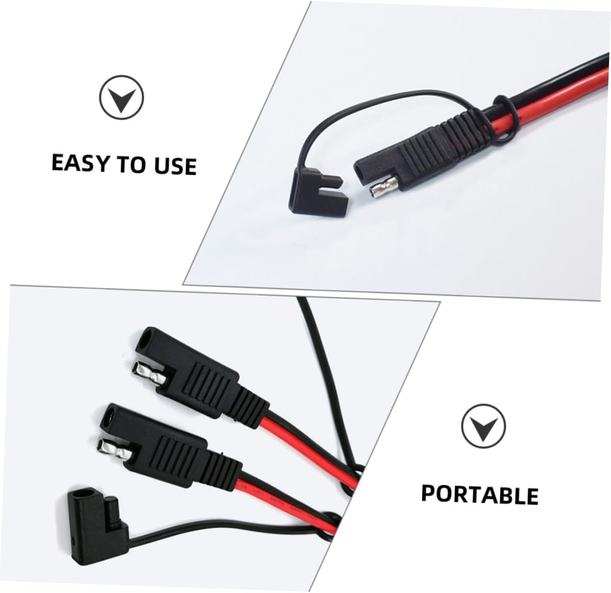 15Pcs SAE Dust Caps for Two Pin Plugs Easy Install Outdoor Cable Covers Weather for Electrical Connectors image number 4