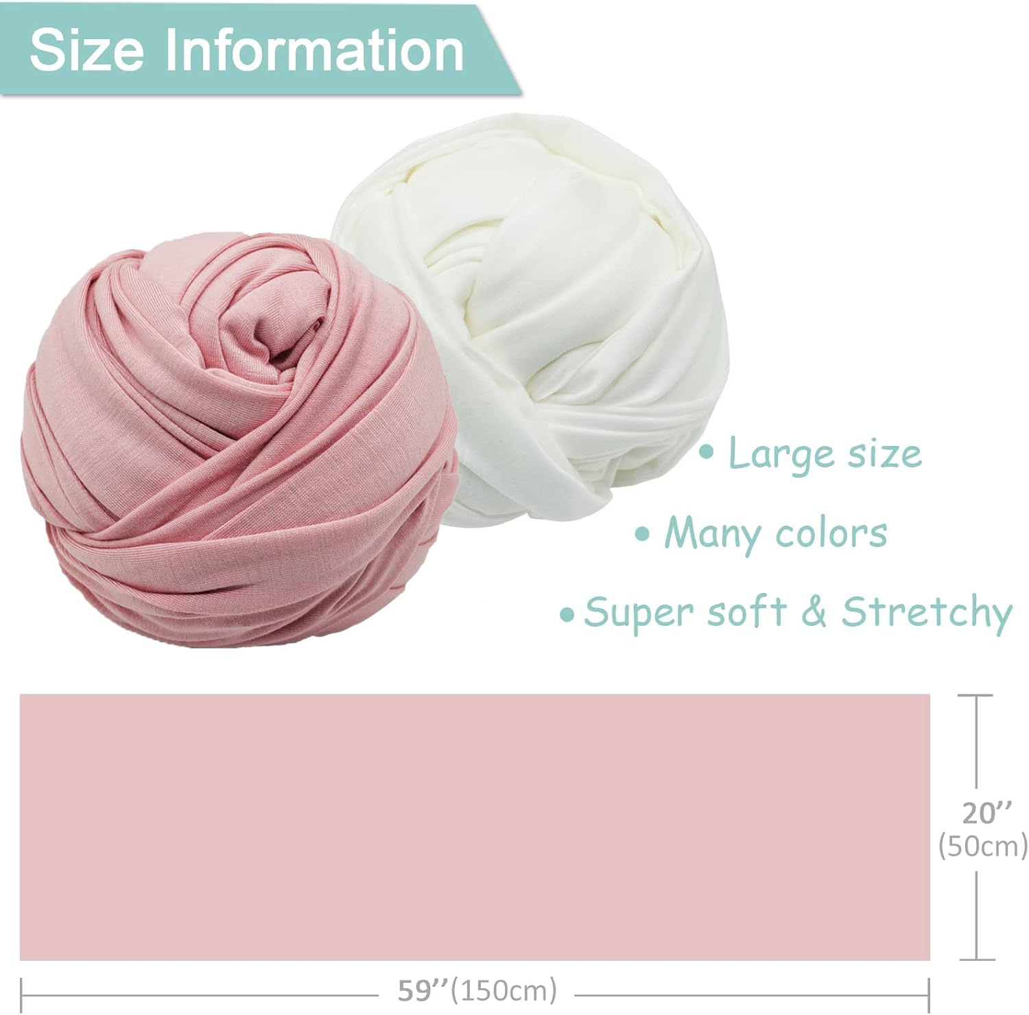 OWLOWLA Baby Photo Props Blanket Newborn Photography Shoot Soft Photography Wrap Blanket for Baby Boys Girls(Blush&Ivory) image number 6