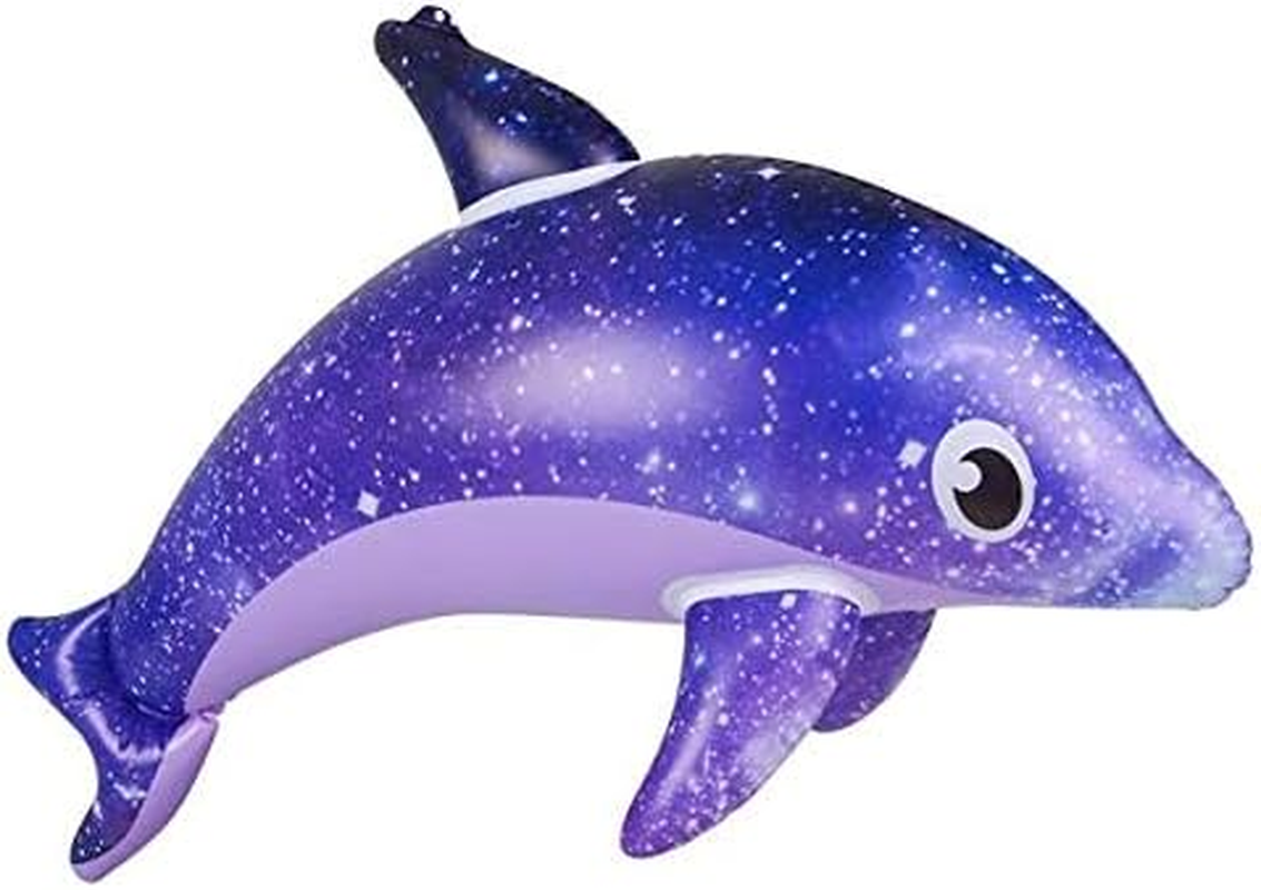 Galaxy Dolphin Inflates | 3 Pack | 36 Inches - Inflatable Pool Toys and Decorations image number 2