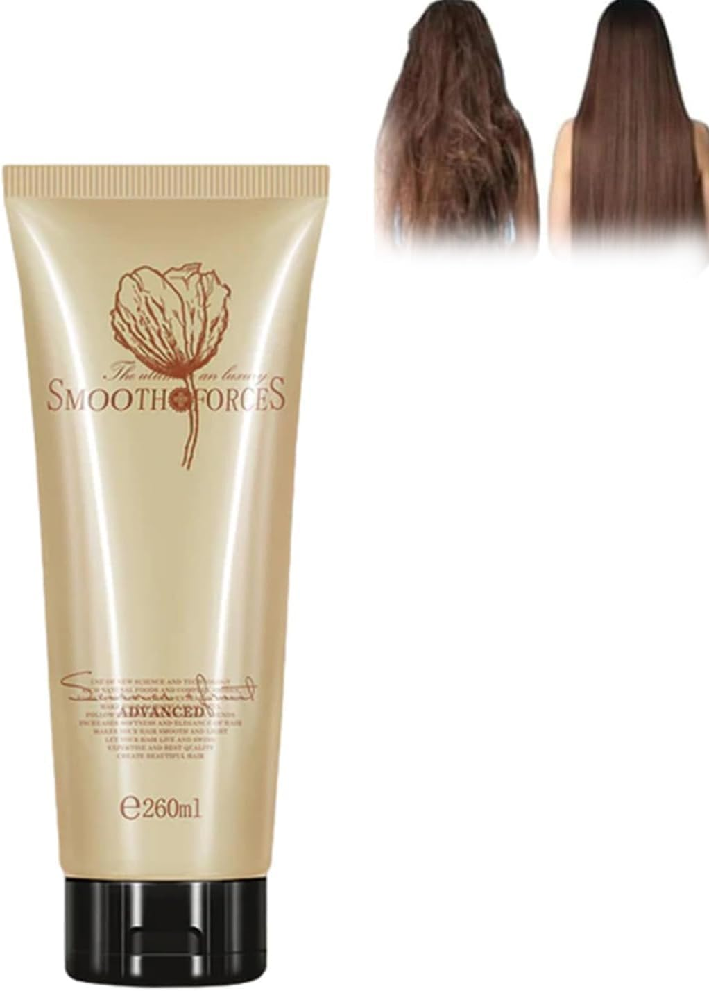 Advanced Molecular Hair Root Treatment Hair Mask,Deep Conditioning Hair Mask for Hair Ends,Smooth Forces Hair Mask,For Dry & Damaged Hair image number 3