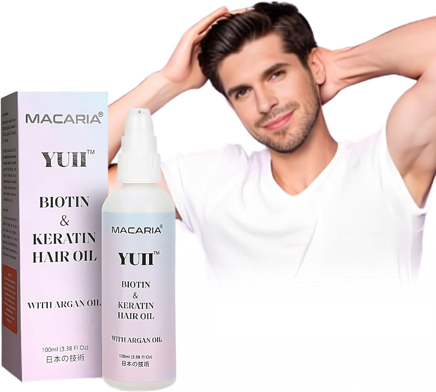 Yuii Biotin Oil for Hair Growth Men image number 1