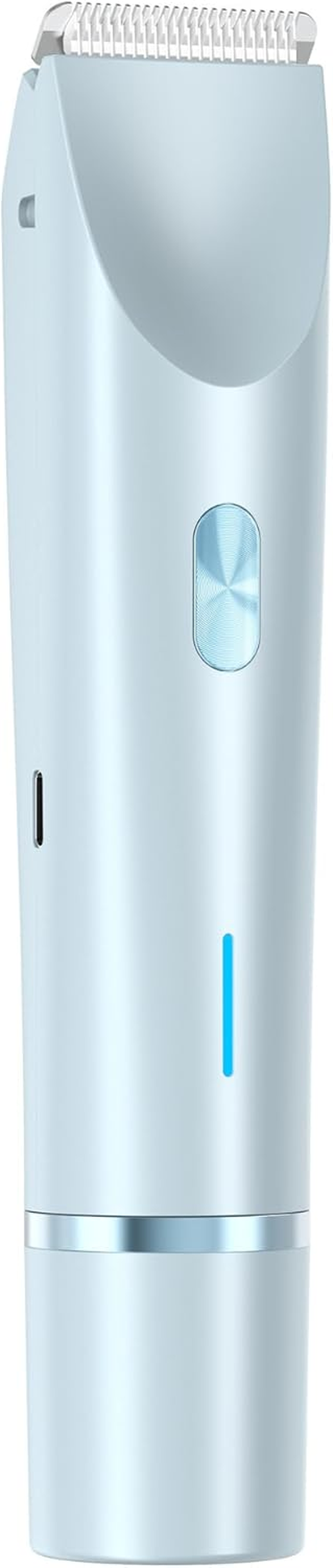 Comfort 2 in 1 Electric Lady Shaver, Waterproof Wet & Dry Use Body Hair Trimmer, Dual Head Shaver Women, Bikini & Body Shaving, Ladies Underarm Face Lip Legs Hands Hair Trimmer Afeamo（Blue) image number 6