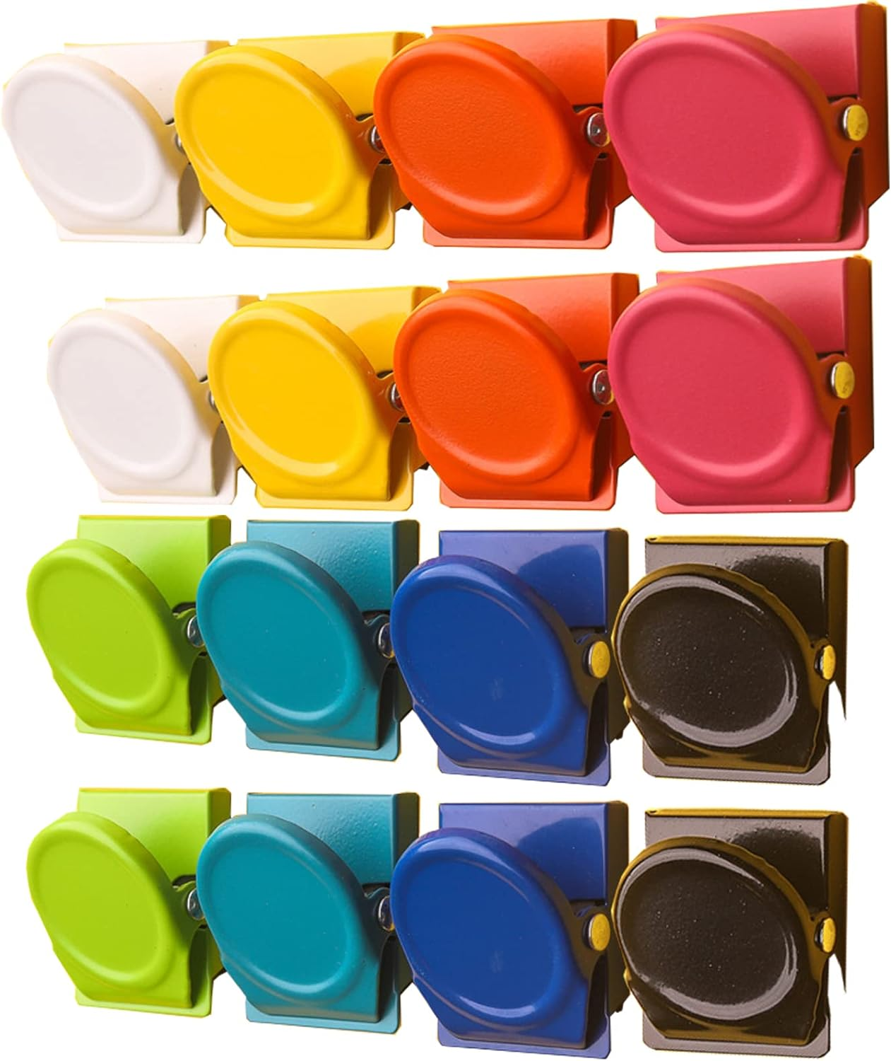 16Piece Magnetic Metal Clips,Refrigerator Magnets Clips Whiteboard Wall Fridge Magnetic,Clip Magnets,Cute Magnets Metal Clip for House Office School Use,Clipping Photos,Pictures image number 4