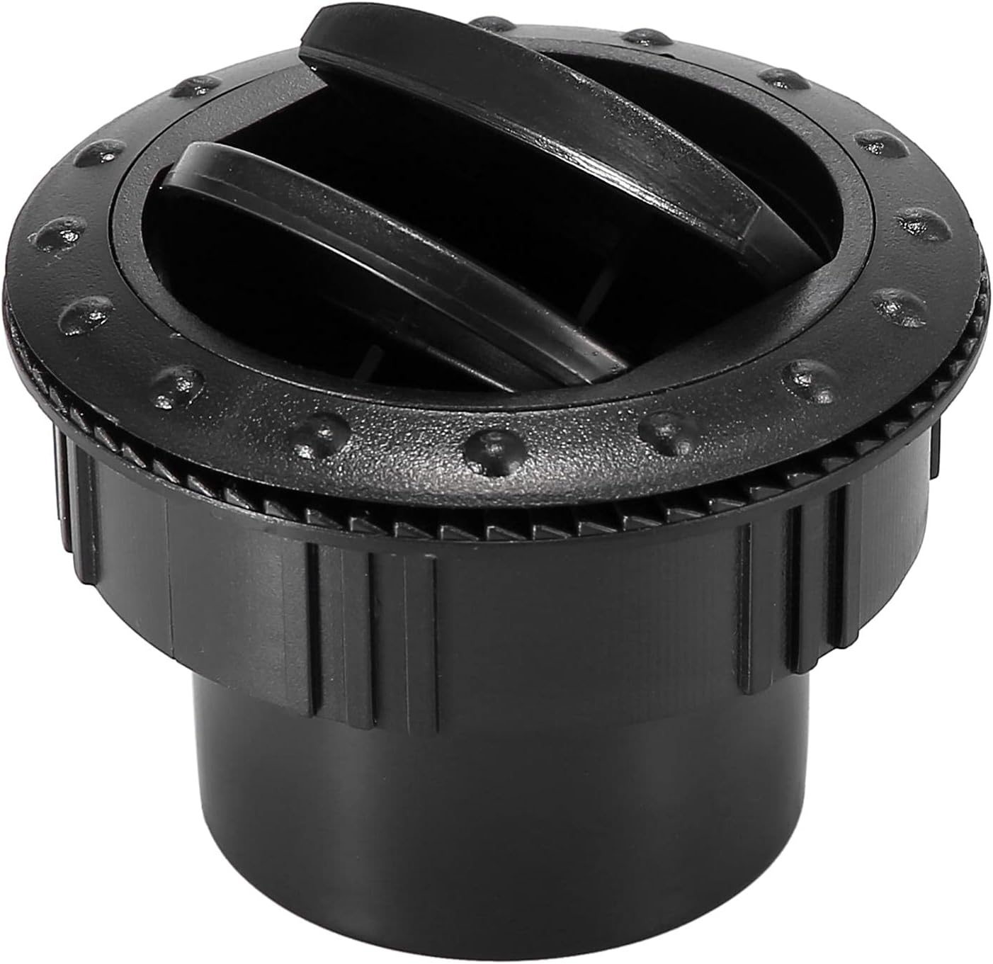 X AUTOHAUX 4Pcs round AC Air Outlet Vent Louvered Dashboard Electroplate Knob for RV Bus Boat Yacht Caravan 60Mm image number 2