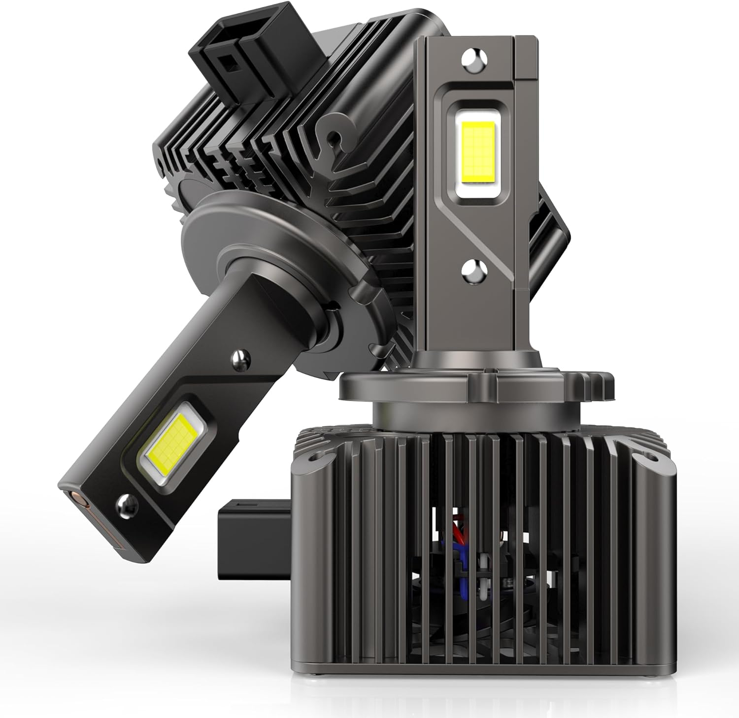 D1S D1R LED Headlight Conversion Kits Low High Beam 6500K Xenon White 12V OEM Replacement HID Bulb Plug N Play CANBUS Error Free, Pack of 2 image number 4