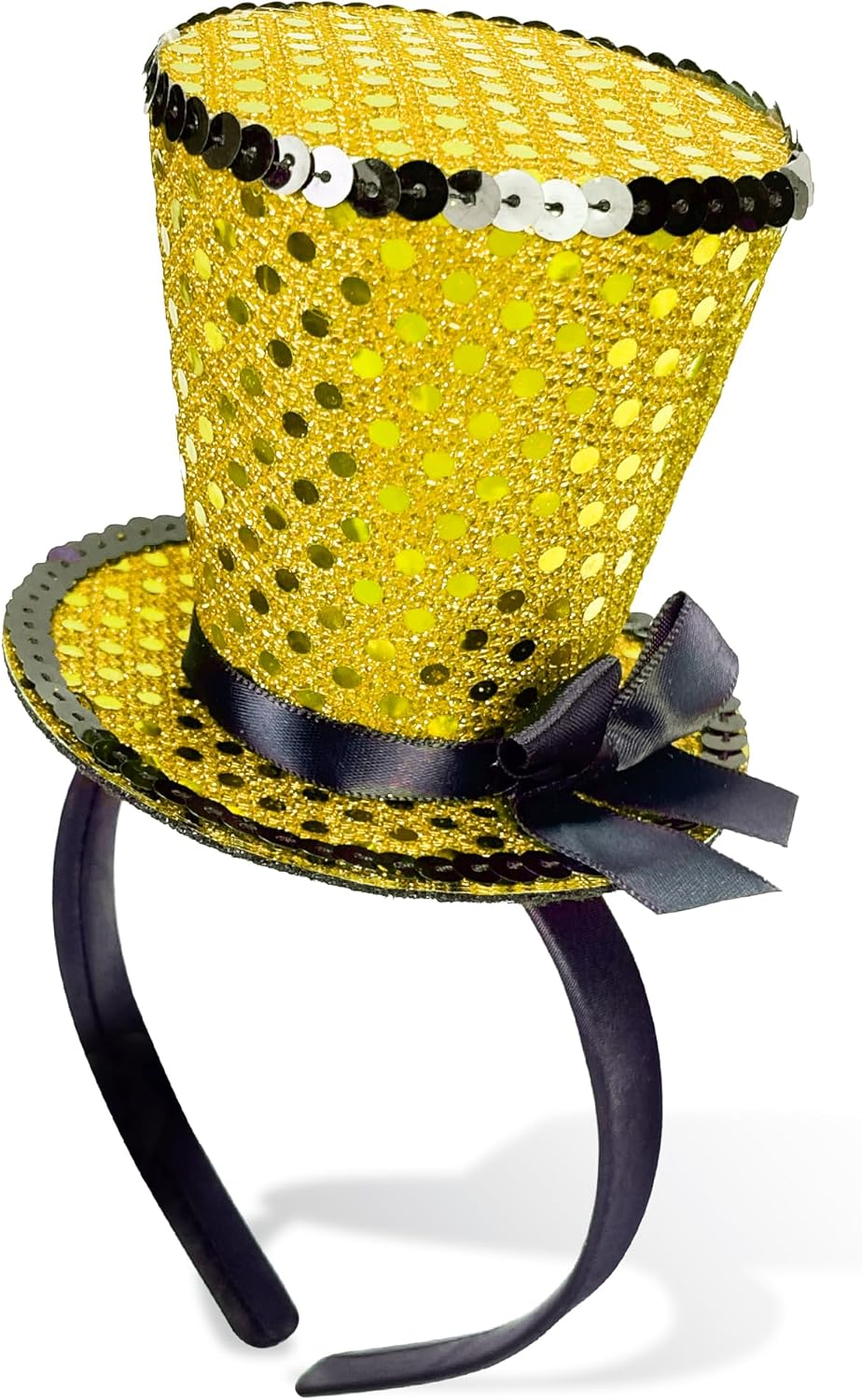 Mini Top Hat Headband Fascinator Tea Party Headpiece for Women Lady Gril 1920S Gatsby Party Costume Accessory