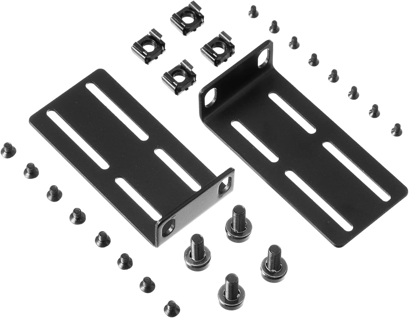 Adjustable Rack Mount Kit for 19 Inch Switch, Rack Ears Compatible for HP/HPE Products