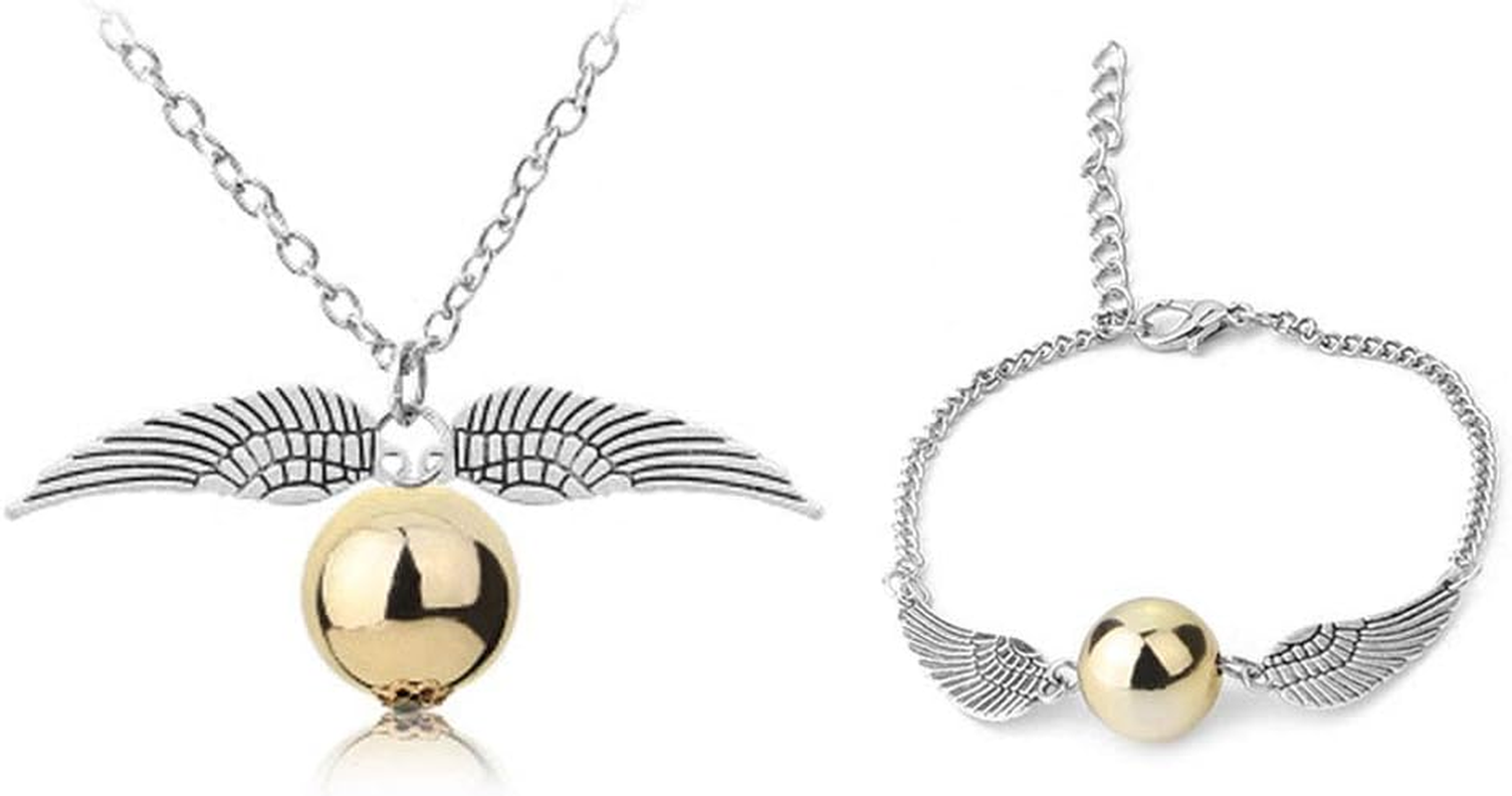 Golden Snitch Chain Harry Potter Bracelet for Harry Potter Fans Gifts Collection or Decorations Magical Cosplay Costume Jewellery Gift Men and Women Creative Gift image number 6