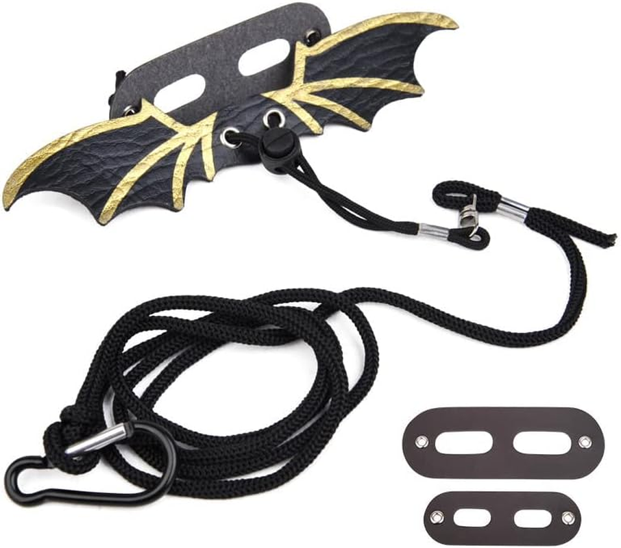 AIMALL Lizard Harness Leash Bearded Dragon+Cool Leather Wings Reptile Adjustable, Comfortable & Lightweight image number 2