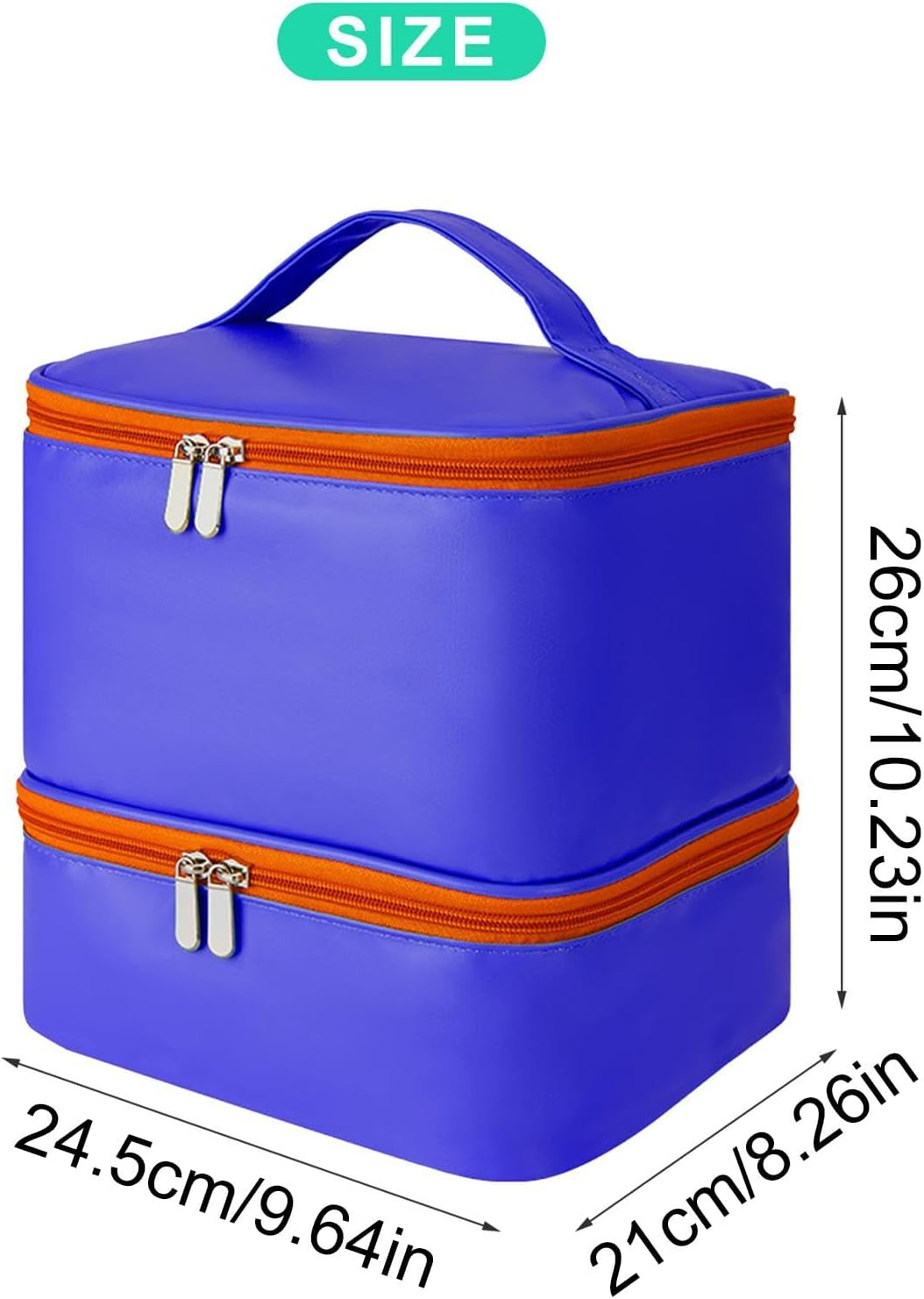 Gel Nail Set-Organizer Case, Nail Gel Organizer Case High Capacity | Contains 30 Bottles of Nail Glue, Travel Case for Cosmetics, Nail Lamp, Massa Oil image number 4